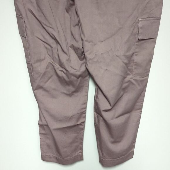 GAP Mauve Cargo Pants Relaxed Fit Lightweight - Picture 4 of 7